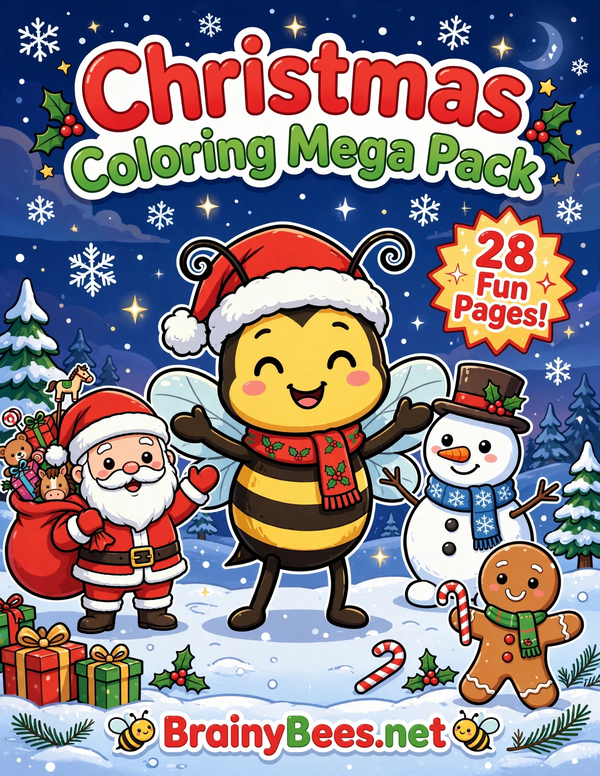 Christmas Coloring Mega Pack