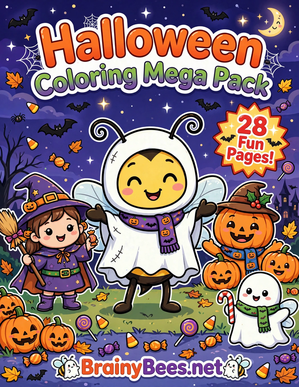 Halloween Coloring Mega Pack
