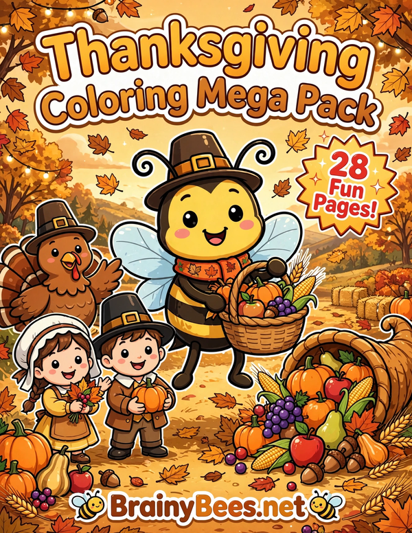 Thanksgiving Coloring Mega Pack