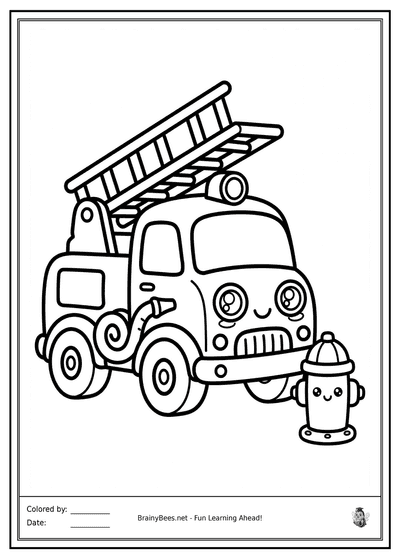 Smiling Fire Truck
