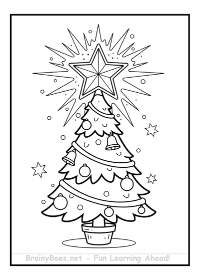 Christmas Tree Big Star Topper