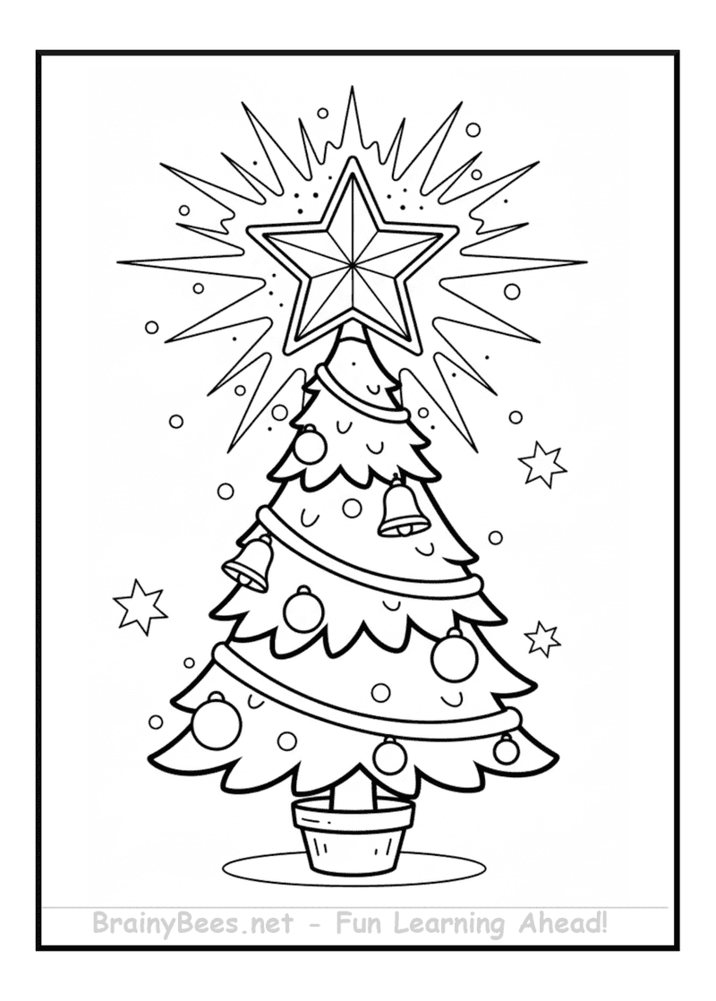 Christmas Tree Big Star Topper