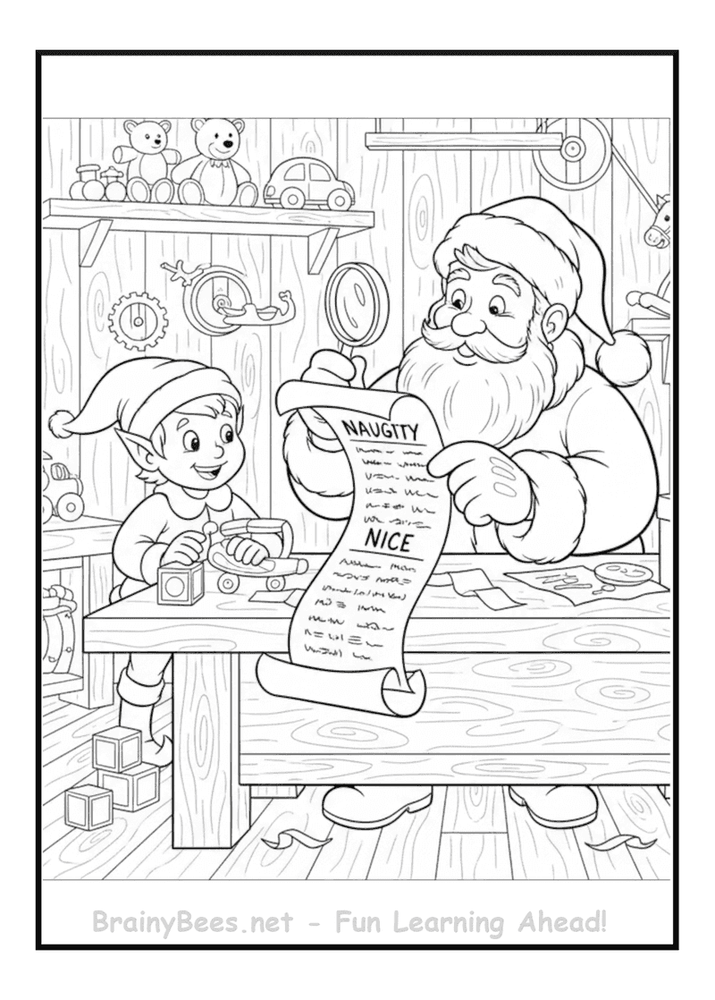 Christmas Santa Elf Workshop