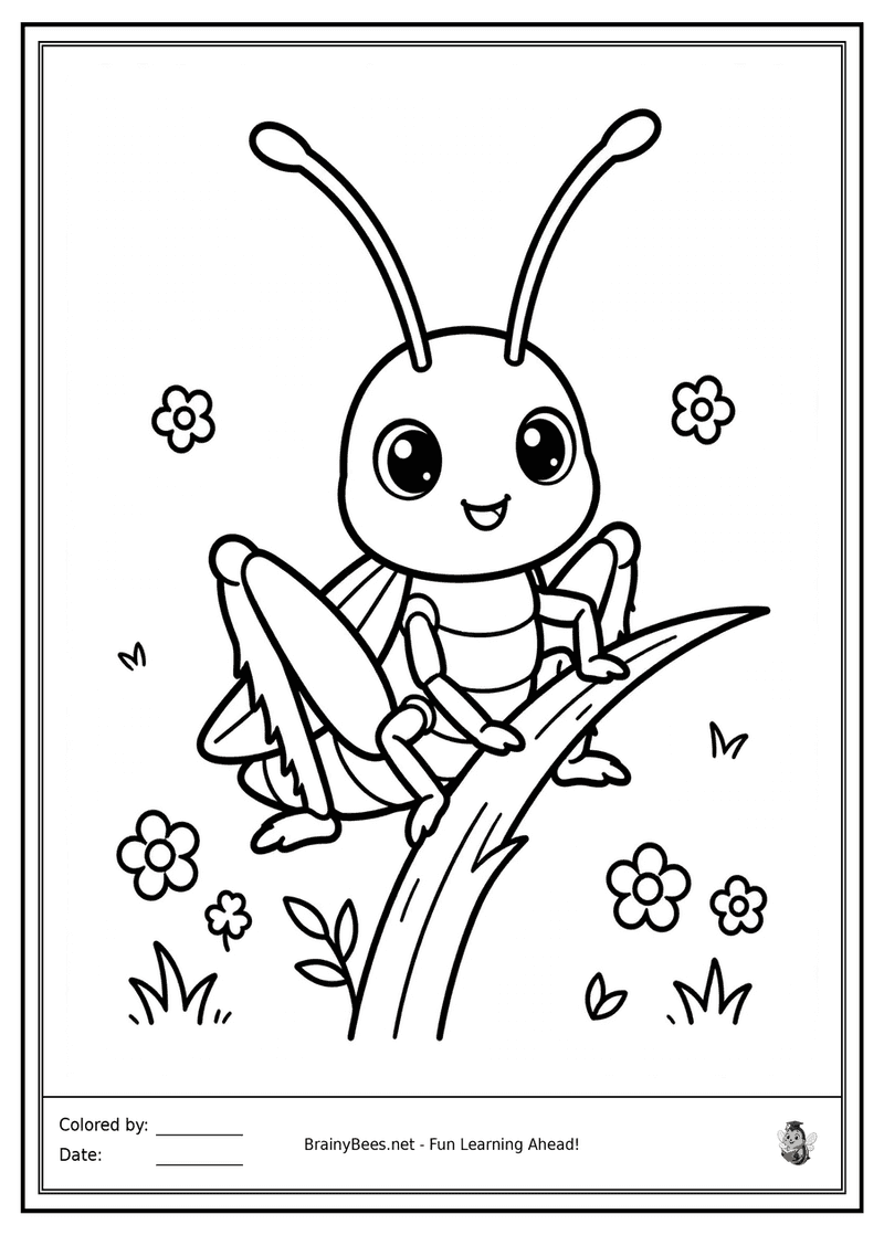 Cute Grasshopper