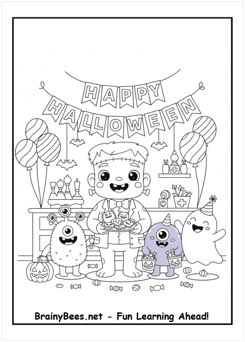 Halloween Frankie Party Monsters