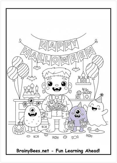 Halloween Frankie Party Monsters