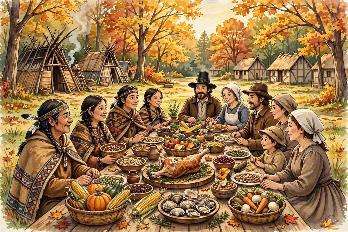 Why Do Canadians Celebrate Thanksgiving in October? π¨π¦ The Real Story (Kid-Friendly Version)