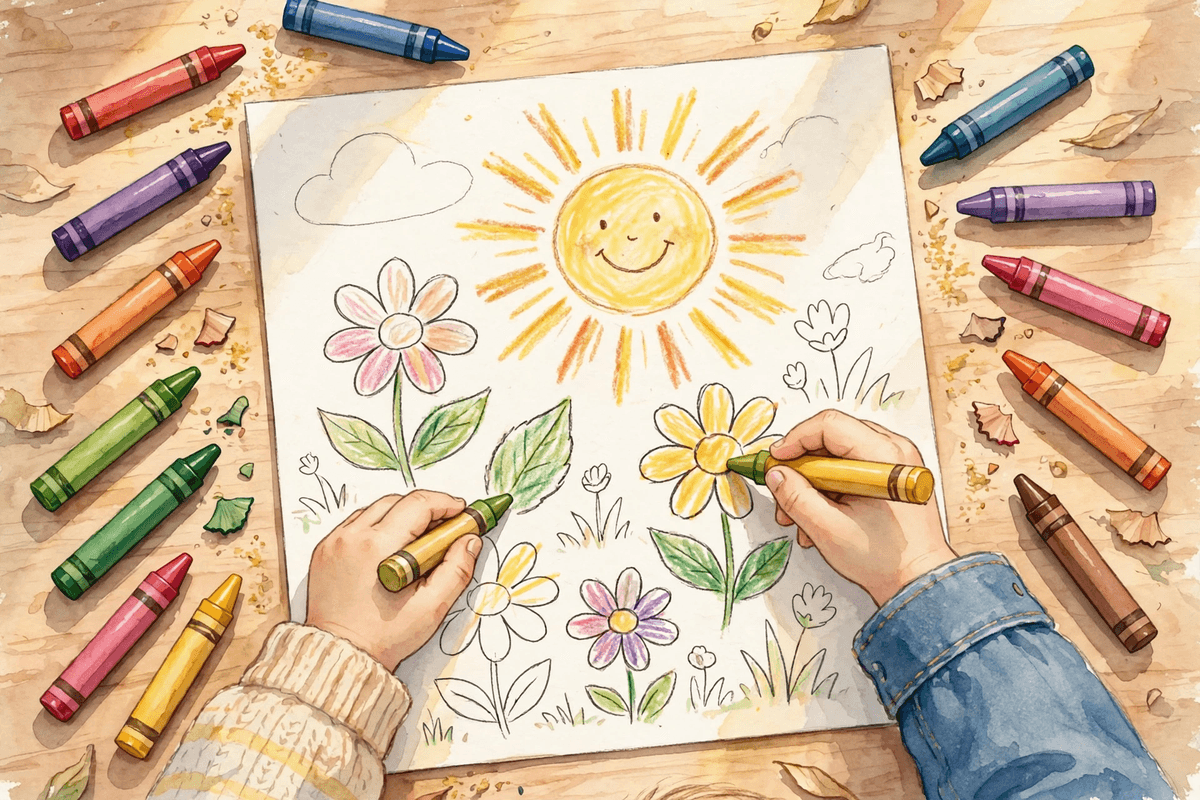 Coloring Isn't Just Keeping Kids Busy — Here's What's Really Happening