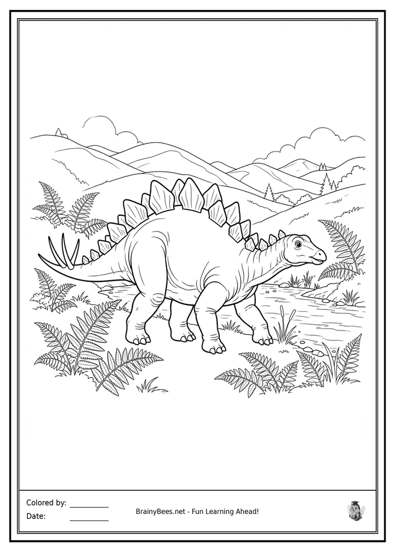 Realistic Stegosaurus