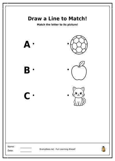 Match Letters to Pictures
