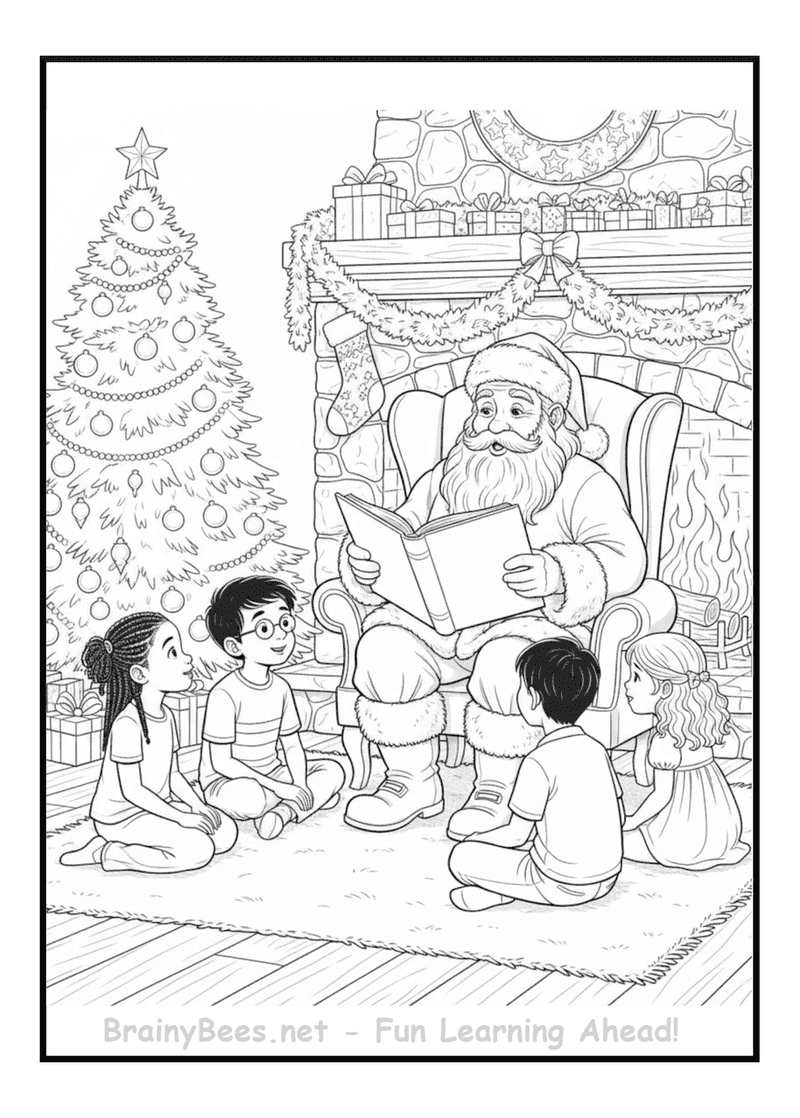 Christmas Tree Santa Kids Story