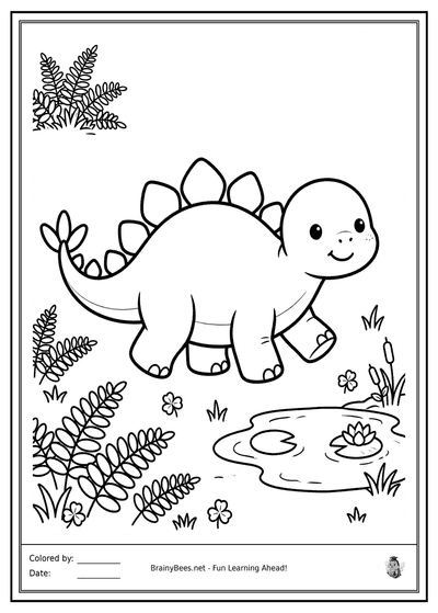 Cute Stegosaurus
