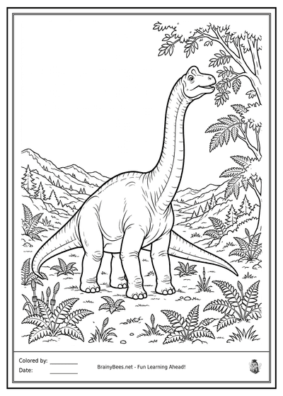 Realistic Brachiosaurus