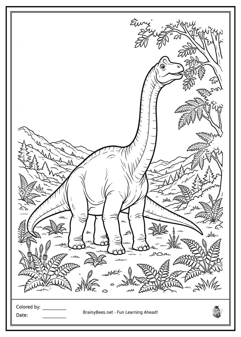 Realistic Brachiosaurus