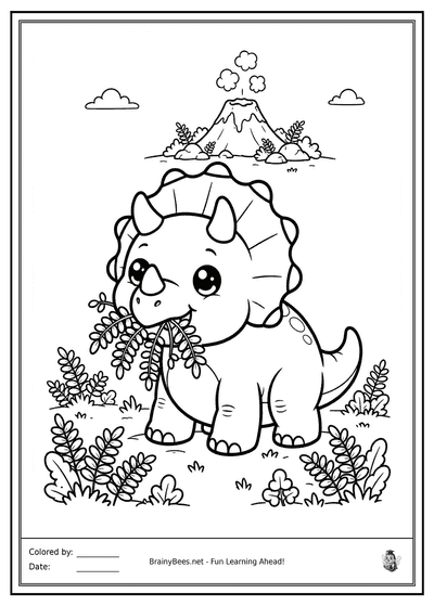 Cute Triceratops