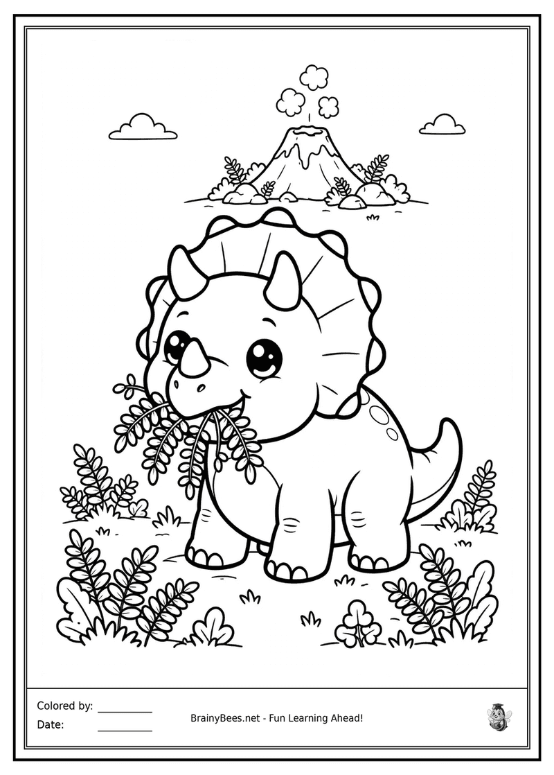Cute Triceratops