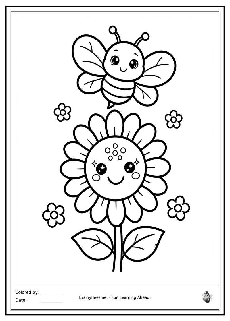 Bee and Sunflower
