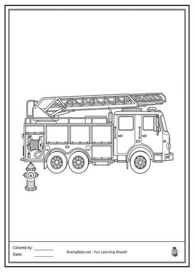 Realistic Fire Truck