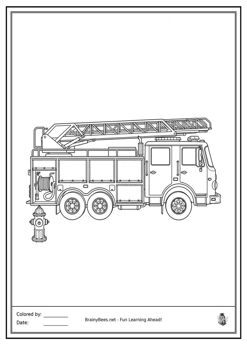 Realistic Fire Truck