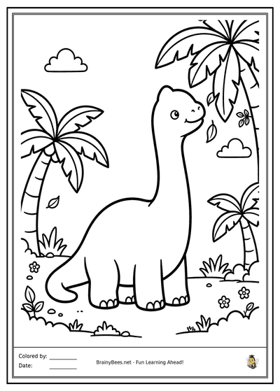 Cute Brachiosaurus