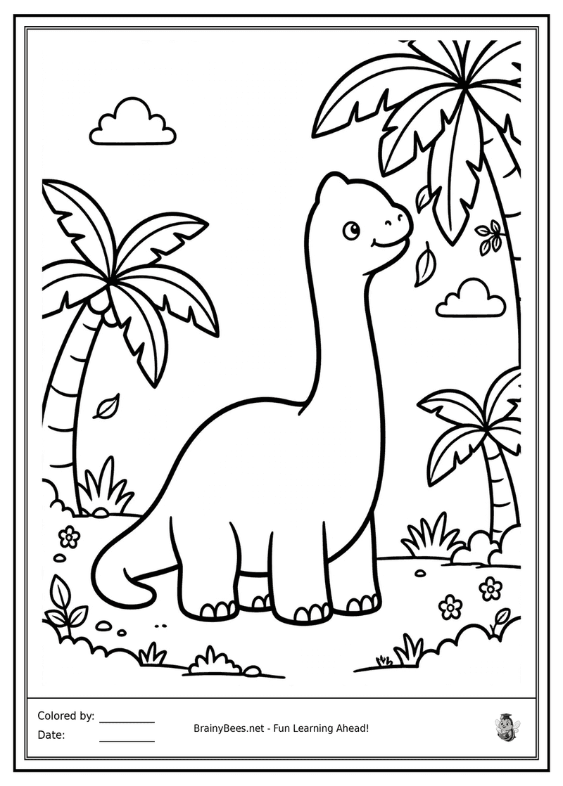 Cute Brachiosaurus