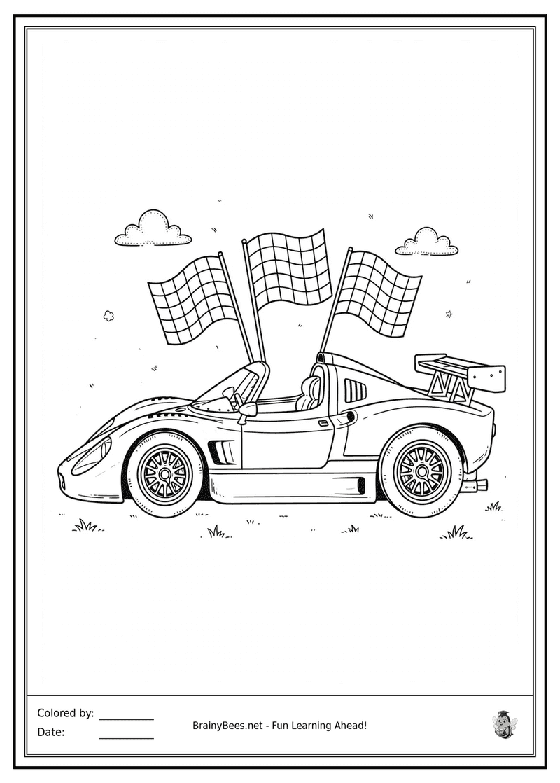 Realistic Race Car